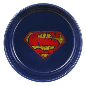 Pets DC Comics Superman Logo Dog Dish
